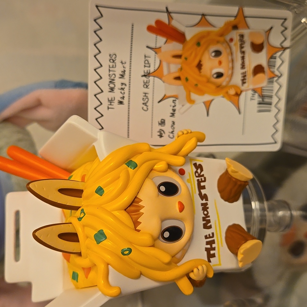 Authentic Pop Mart Labubu The Monsters Wacky Mart Series "Chow Mein" Figure